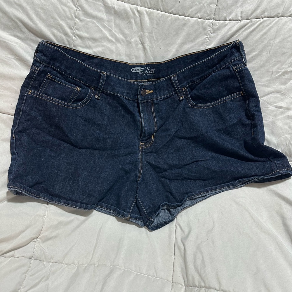 Old Navy Dark Blue Jean Shorts